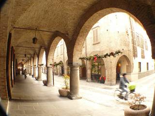 I portici a Romano di Lombardia